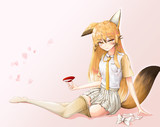 春のキタキツネちゃん