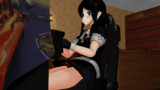 レースゲームに挑戦するもなかなかクリアできない時雨１