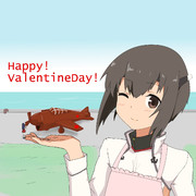 提督、彗星艦爆チョコです