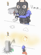 いいねとRTを押すスレッジちゃん