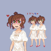 Cevio立ち絵素材「さとうささら」めがねもあるよ