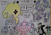 悪魔集合（いい大人達応援イラスト）