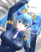 寝そべるセイリュウさん