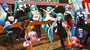 初音ミクだらけのたこルカフェ