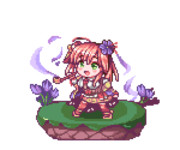 サフランのドット絵