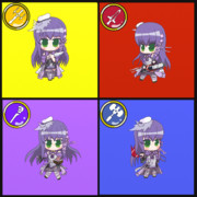 突・斬・打のラベンダーの武器を妄想してみた