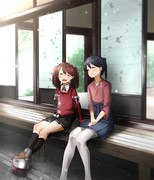 縁側 ニコニコ静画 イラスト