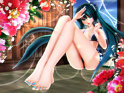 【今日のミクお姉さん】足先も 美しいミクお姉さん…♡