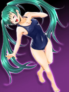 スク水ミクさん