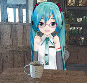 【ミクの日2019】ミクさんとお茶♡