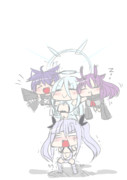 【擬人化注意】合体ガールズ