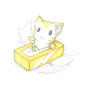 ティッシュ ニコニコ静画 イラスト