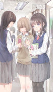 学校の廊下で会える上級生のお姉さん