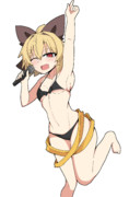 水着ヤマメちゃん（２）