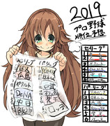 プロ野球2019 ニコニコ静画 イラスト