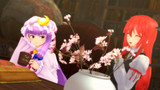 【東方ニコ楽祭・花見】図書館の桜前線