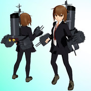 【MMDモデル更新】ＳＳＲ式 艤装つき若葉改ver1.10