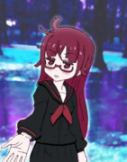 りょくちゃん（メガネＯＮ・ＯＦＦ版）「メガネない方が可愛いじゃん」