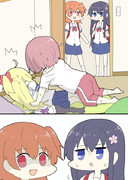 やっぱり恥ずかしくて乃愛ちゃんのアドバイスに抵抗しているうちに揉み合いに（中略）星野みやこちゃん