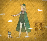 【壁画】ヒゲじいとラッキービースト