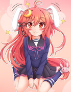 四月…卯月を前にそわそわしてるうーちゃん！