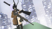 【MMDマイナーモデル使用作】ギャングジャックちゃんフィギュア、ショットガンビルド左から