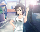 真夏のTシャツの菊地真