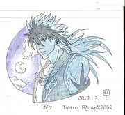 月光浴落書き１