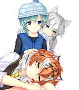 ネコはひざの上