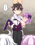 せんぱい！きのうはねむれませんでしたね。