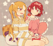 マツリちゃん＆ホムラちゃん