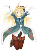 時計ウサギ ニコニコ静画 イラスト
