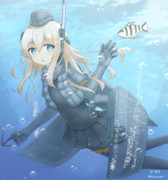 海中 ニコニコ静画 イラスト