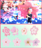 【MMD】桜の和傘【アクセサリ配布】