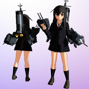 【MMDモデル更新】ＳＳＲ式 艤装つき初霜改ver1.20