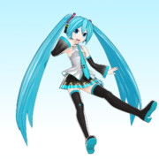 ミクさん(DIVA Xのジャケットっぽい)