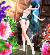 【今日のミクお姉さん】今日もおしりおみあしで ステキな背伸び…♡