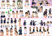 Mmd絡みポーズ ニコニコ静画 イラスト