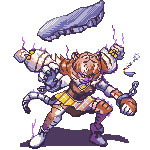 アムールトラ　ドット絵