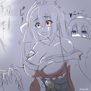 大鳳とアルバコアが一緒にテレビを見るだけ