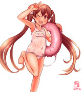 わんどろ特に理由のない白スクりべっち