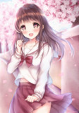 「センパイっ！制服似合うかな？」