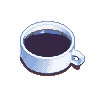 コーヒー　ドット絵
