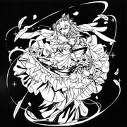 【切り絵】スイレン（ジューンブライド）