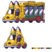 ジャパリバス　ドット絵