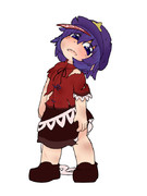 ゾンビっぽいポーズのボロ絵芳香ちゃん