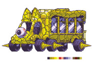 ジャパリバスセルリアン　ドット絵