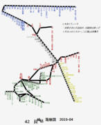 長崎県路線図　2019-04