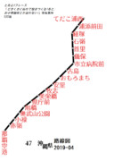 沖縄県路線図　2019-04