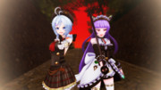 【禍つヴァールハイト】魔王少女シロとデビルサマナーアジルス【MMD】